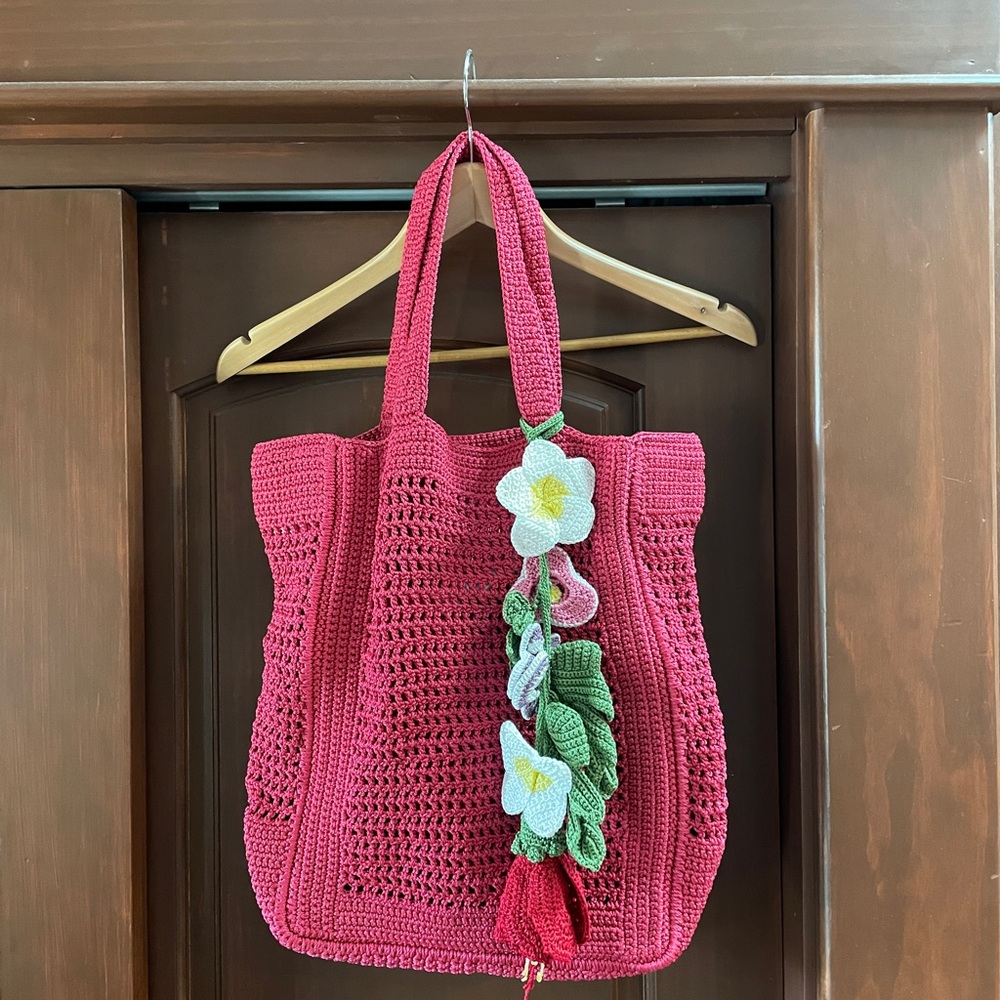 The Sak Pink Lanie Market Tote Bag